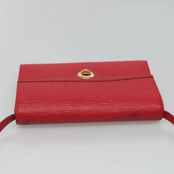 LOUIS VUITTON Epi Pochette Arche Shoulder Bag Red LV Auth - Picture 7 of 16